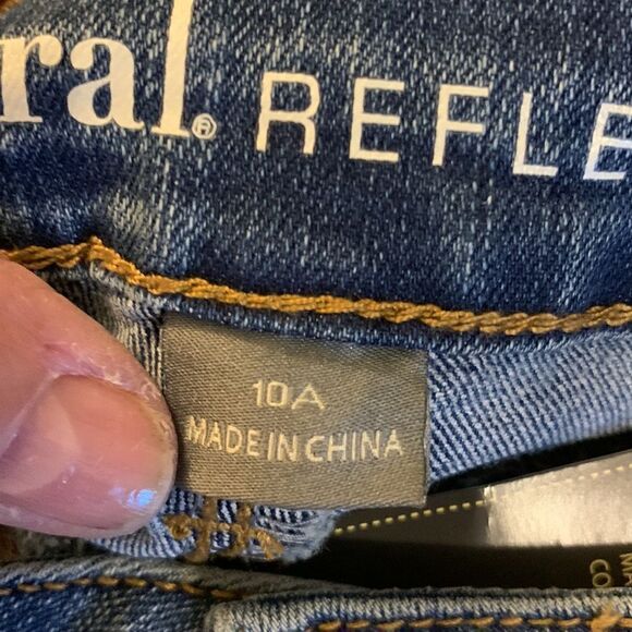 Natural Reflections size 10 average NWT denim jeans - Picture 5 of 9